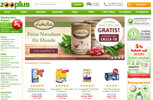 Zooplus Online-Shop