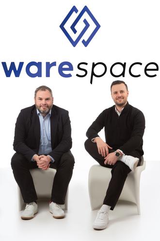Sebastian Richter (links) und Jonas Tritschallek (rechts), die beiden Grnder und Geschftsfhrer von Warespace, (Bild: Warespace)
