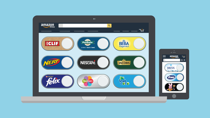 Amazon bietet seine Dash-Buttons knftig nur noch digital an (Bild: Amazon)