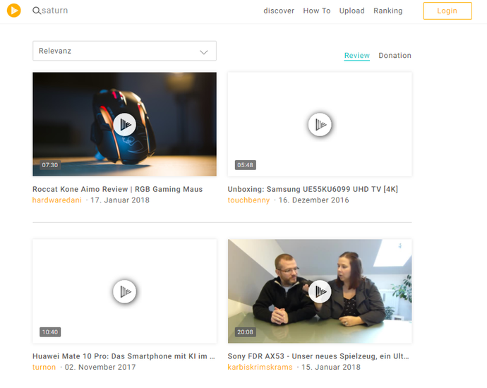 Bisher sind allerdings noch eher berschaubar viele Videorezensionen online (Bild: Weview)