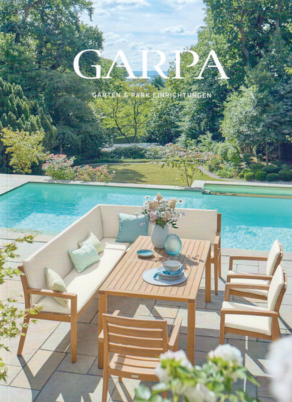 Bereits das Cover des Garpa-Katalogs ld zum Trumen ein. (Bild: Quelle: Garpa Garten & Park Einrichtungen GmbH, Scan: Michael Jansen)