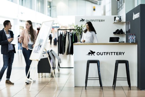 Outfittery Lounge am Flughafen