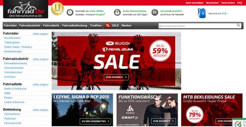 Fahrrad.de Online-Shop