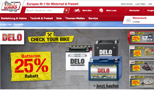 Louis Motorrad Online-Shop