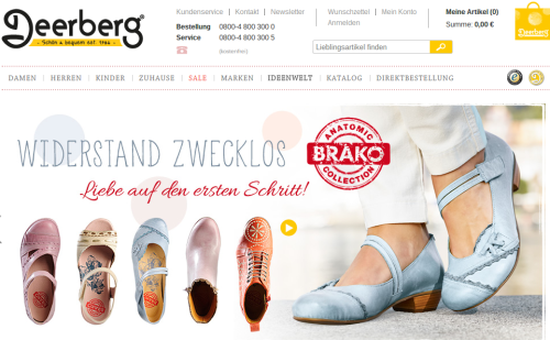 Deerberg Online-Shop