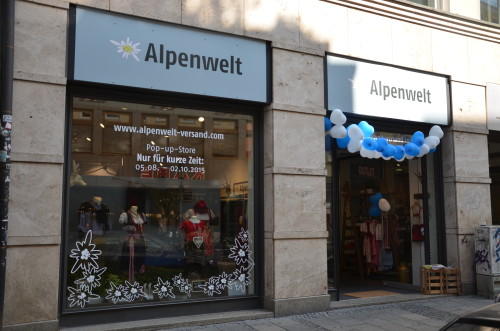 Alpenwelt Pop-Up-Store