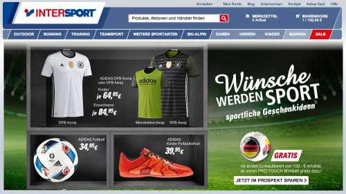 Intersport Online-Shop