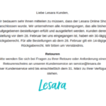 Lesara offline
